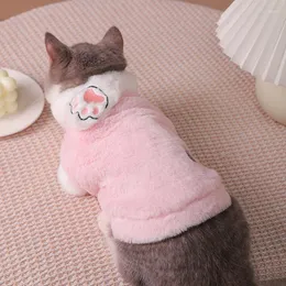 Kostiumy kota w dół parkas mody komfort oddychający trzymaj ciepło słodkie, solidne kolory ubrania flanellety produkty domowe ogród jj