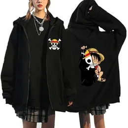 Moletons masculinos Moletons Y2K Moletom Hoodies Zip Up Japão Anime Luffy Roronoa Zoro Gráfico Zipper Hoodie Harajuku Oversized Roupas Jaqueta 230912