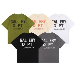 Galleries Depts New Men's T-shirt tryckt kortärmad lös original hiphop-stil Pure Cotton Casual Men's T-shirt Summer