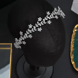 Pinzas para el cabello para niñas, Tiaras de boda con circonita transparente, diademas de cristal, accesorios para novias, joyería para fiesta