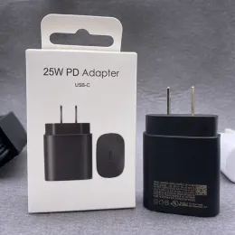 25W TYPE C Wall Charger adapters USB C PD Fast Charging for Samsung Super Quick Charging Adapter With retail packaging