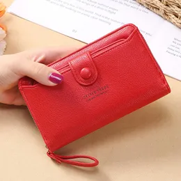 Wallets Wallet Women Lady Long Clutch Bag Money Purses Small Fold Leather Female Coin Purse Card Holder Carteira Feminina