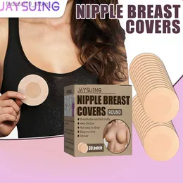 Breast Pad 30pcs Invisible Stickers Intimates Accessories Breast Lift Tape Non Woven Disposable Nipple Patches Breathable for Women Q230914