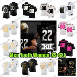 Ungdomskvinnor UCF Knights College Football Jerseys 55 Waltclaire Flynn Jr. 88 Josh Celiscar 45 Ryker Casey 0 Jason Johnson 2 Hudson 1 Javon Baker 7 RJ Harvey 10 John Rhys