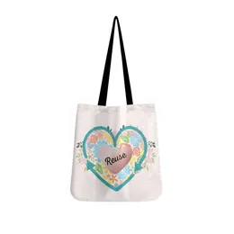 diy Cloth Tote Bags custom men women Cloth Bags clutch bags totes lady backpack professional heart production personalized couple gifts unique 17958