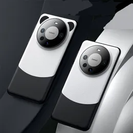 Mate60 Black White Panda Design Pu Leather Case för Huawei Mate 60 Pro Plus Protective Shell