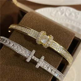 Melhor amigo letra H pulseira de alta qualidade nicho design elegante pulseira de diamante para mulheres 2023 novo presente
