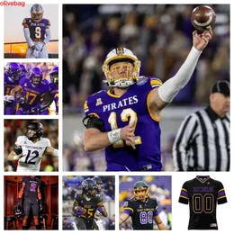 2023 East Carolina Pirates Football Jersey 34 Rico Watkins 81 Desirrio Riles 23 Joseph Mckay 2 Raheim Jeter 5 Chase Sowell 7 Samuel