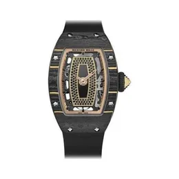 Movement Richarmilles Watch Rose Rm07-01 Made Automatic Gold Carbon Mechanical Swiss L