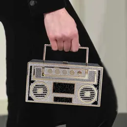 Guling Jingguai luggage 2022 new fashion handbag female tape recorder bag oblique cross banquet BAG PERSONALIZED walk show bag 230914