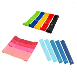 Resistance Bands Resistance Bands 5Pcs Set Portable Gym Exercise Strength Pilates Pl Rope Fitness Equipment Drop Delivery Sports Outd Dh5F6