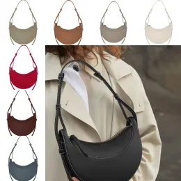 Numero Dix Luxurys axelväska Kvinnor Designer Bag Half Moon Tote Crossbody Bag Fashion Paris Handväskor Baguette Zip Hobo Purse Slät kalvläder