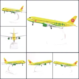 Diecast Model Jason Tutu 20cm Sibirya Air S7 Airbus A330 Uçak Düzlemi Uçak Metal 1 300 Ölçekli Uçaklar Damla 230912