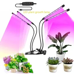 Светодиодная лампа для выращивания растений мощностью 20 Вт, USB-панель полного спектра
