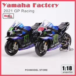 Diecast Model Maisto 1 18 GP Racing Team Factory Motorcykelbil Simuleringslegering 230912