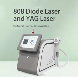 Profesjonalne przenośne usuwanie włosów 808 nm Diode laserowa maszyna depilacji i YAG bezbolesna tatuaż brwi pralka pralka węglowa obieranie twarzy Salon Używanie urządzenia