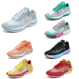 2023 Chaussures de course multicolores respirantes pour hommes et femmes, baskets de sport en plein air, noires, rouges, oranges, jaunes
