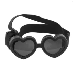 Hundetragebrille, verstellbares Stirnband, hübsche Herzform, spielen Sie cool, bequeme Schutzbrille, lustiger Augenschutz für Hunde