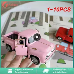 Diecast Model 1 10PCS Classic Pickup Car 1 32 Scare Simulazione Fonde sotto pressione Tirare indietro Veicolo giocattolo per ragazzo Collezione bambini 230912