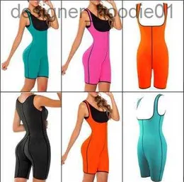 Intimo modellante da donna New Sexy Zipper Gilet per il sudore Body Shaper Dimagrante Modellante Strap Neoprene Sport Vita Training Corsetti Latex Body intimo L230914