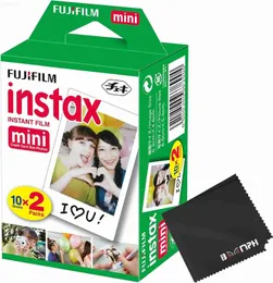فيلم Fujifilm Instax Mini Camera Film 20 Shoots Total (10 ورقة × 2) - التقاط الذكريات في أي وقت في أي مكان - Boomph Kit L230914
