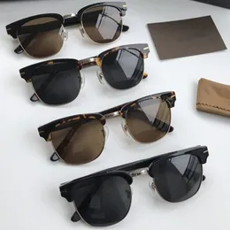 Euro-am Hot 24t 8 Men Eyebrow Polarised Solglasögon UV400 5120140 för receptbelagda solglasögon Fullset Design Box