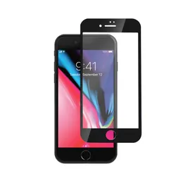 Factory Outlet Full Cover Displayschutzfolie für iPhone 8 7 SE3, gehärtetes Glas, Härtegrad 9H, 2,5D Radian, Premium-Qualität, Schutzschild mit Einzelhandelsverpackung