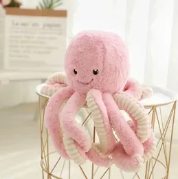 Hy Wy Octopus Plush 80cm Stuffed Toy Stuff Animal Pillow Christmas Gift Octopus Squid Plush Doll Toy for Kids
