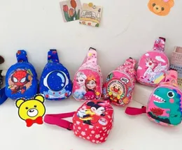 Cartoon baby handbags mini girls crossbody shoulder bags children message backpack