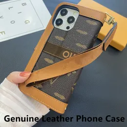 Echtleder Handyhülle Designer iPhone Hülle für Apple iPhone 15 14 13 Pro Max 12 11 15promax 14promax Samsung Galaxy S23 Ultra S22 Plus Kartensteckplatz Brieftasche Mobile Cover