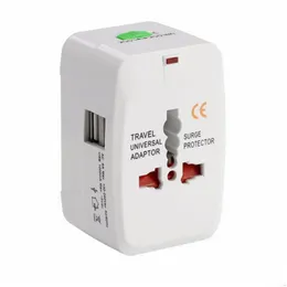 Netzstecker-Adapter 2 USB-Ladereisen All-in-One-International-Welt-AC-Konverter-Buchse EU-Drop-Lieferung Elektronikbatterien Cha Dhapc