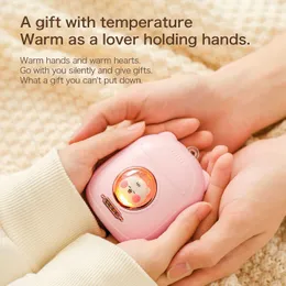 Home Heaters 6500mAh Portable Hand Warmer Mini Personal Heater Household USB Rechargeable Cute Hand Warmer Electric Heater for Christmas Gift HKD230904