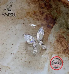 S039steel Butterfly Ring Gifts for Women Sterling Silver 925 Zircon Party Rings Classic Anillos Plata 925 Para Mujer Fine Jewel8087477
