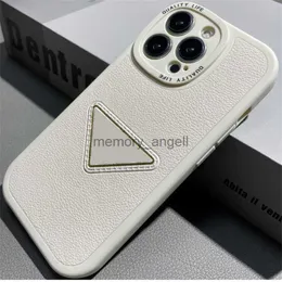 حالات الهاتف الخليوي المصمم للرجال iPhone Phone Case Luxury Leather Phone Shell Classic Phonecases for iPhone14 14Pro 13 12 Series Howns HKD230914