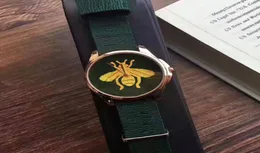 Moda di lusso ape uomini e donne coppia piccola ape orologio al quarzo cintura in nylon sport e tempo libero orologio orologio di alta qualità Relogio regalo8486653