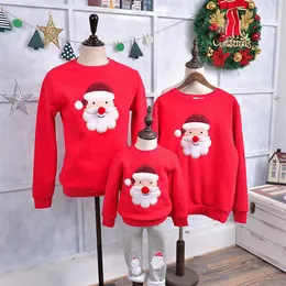 Family Matching Outfits Winter Sweater Warm Children Clothing Kid shirt240H