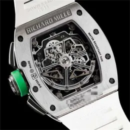 Bewegung Richarmilles Uhr Armbanduhren Grau Quarz Tourbillon Handgelenk Timing 30x38mm Automatische Platte Mechanisch Rm11-01 L