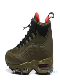 أحذية الموضة 95 Black Men039S Cushion New Otkle Boots Hight Top 95s Bootproof Boots أحذية رخيصة 2492030