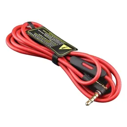 Audio Cables Connectors 3.5Mm Replacement Red S For Studio Heaphones With Control Talk And Mic Extension O Aux Male To Drop Delivery E Dhkyy