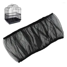 Other Bird Supplies Nylon Fabric Cage Seed Catcher Net Quick Drying Cover Easy To Clean Drawstring Mesh Birdcage Accessories