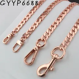 Väskdelar Tillbehör Bredd 10mm Rose Gold Chain PAGS PASSES Rem Tillbehör Fabrikskvalitet Pläteringsbur POCIEL Kedja 230914