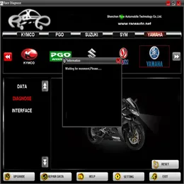 Scaner Scaner Motorcycle Scanner Race RMT-1 6in1 إصلاح أداة التشخيص المحرك لـ Y-Amaha Sym Kymco Suzuki HTF PGO2251