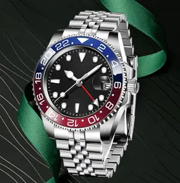 Relógio mecânico automático lorex 40mm 2813 movimento relógio masculino aço inoxidável à prova dwaterproof água relógios luminosos montre