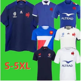 Stil 2021 2022 2023 2024 Frankreich Super Qualität Rugby Trikots 20/21/22/23/24 Maillot de Foot BOLN Hemd Größe S-5XL Top Qualität56789