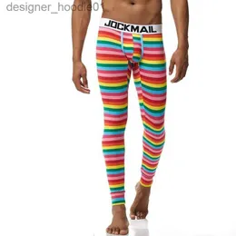 Herren-Thermo-Unterwäsche, Herren-Thermo-Unterwäsche, Modemarke, Herren, lange Unterhosen, Baumwolle, Basic-Leggings, Homme Cueca Trunks Gay Thermo-Unterhose 230802 L230914