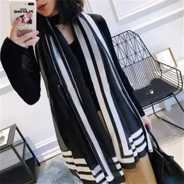 90-180 cm Designer Women's Scarf Senior Long Single Layer Chiffon Silk Shawl Fashion Travel Soft Designer Luxury Present Tryckt 280J