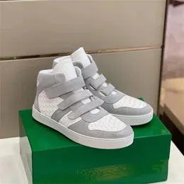 Botteg Venetas Najlepsza jakość słynne marki High Top Intrecciato Splot Treakers Buty zamszowe skórzane koronki mężczyźni Casual Drusboard Comfort Footwear EU38-46