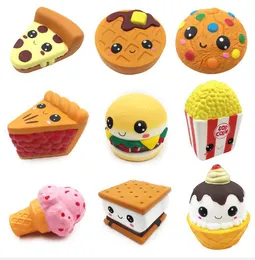 Squishies Chocolate Cake Kawaii Soft Squishy Food Slow Rising Stress Relief Squeeze Toys