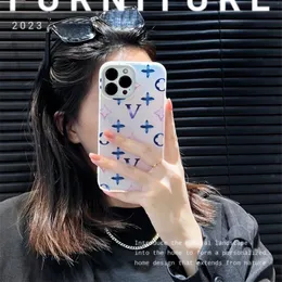 Transparent Phone Cases Designer Luxury Fashion Full Letters Phonecase For iPhone 14 13 12 11 Pro Max Unisex Casual Trendy iPhone Cover