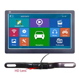 カーGPSアクセサリー7インチナビゲーターHD 800x480 LCDタッチSN Bluetooth Avin Truck With Wireless Backup Camera SystemドロップDHEWJを配信する